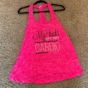 Pink, Medium, workout tank top